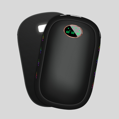 Compact Electric Hand Warmer Set with Rechargeable Battery for Portable Warmth