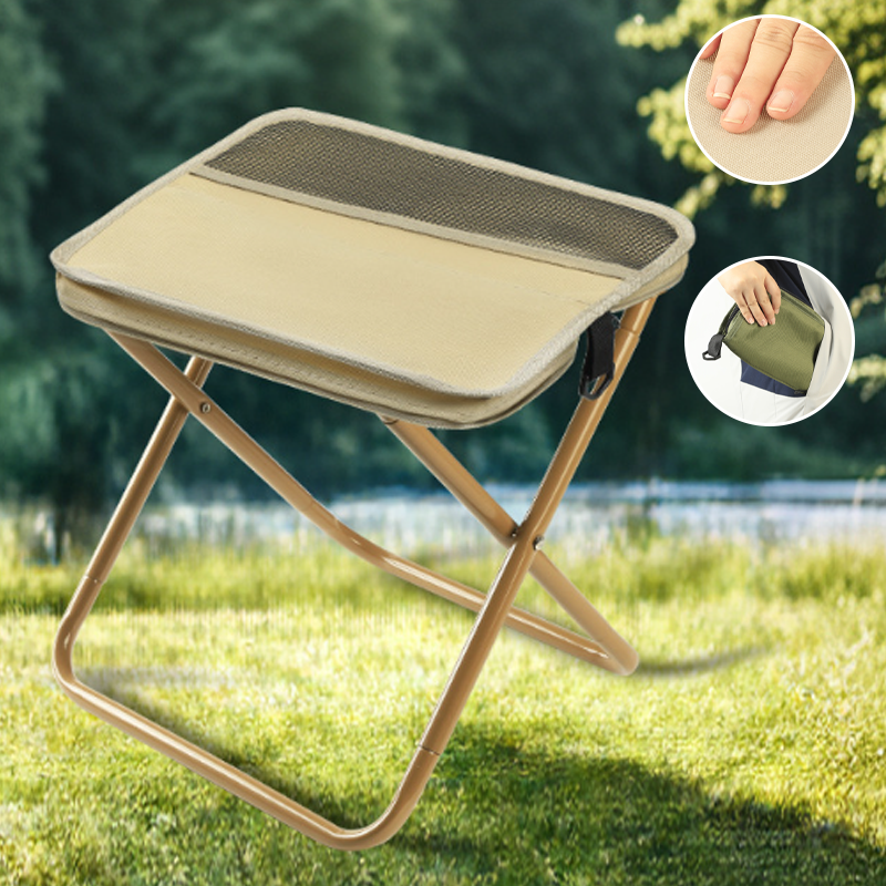 Compact Foldable Stool | Heavy-Duty Portable Backpack with Waterproof Fabric | Comfortable Seating for Outdoor Adventures