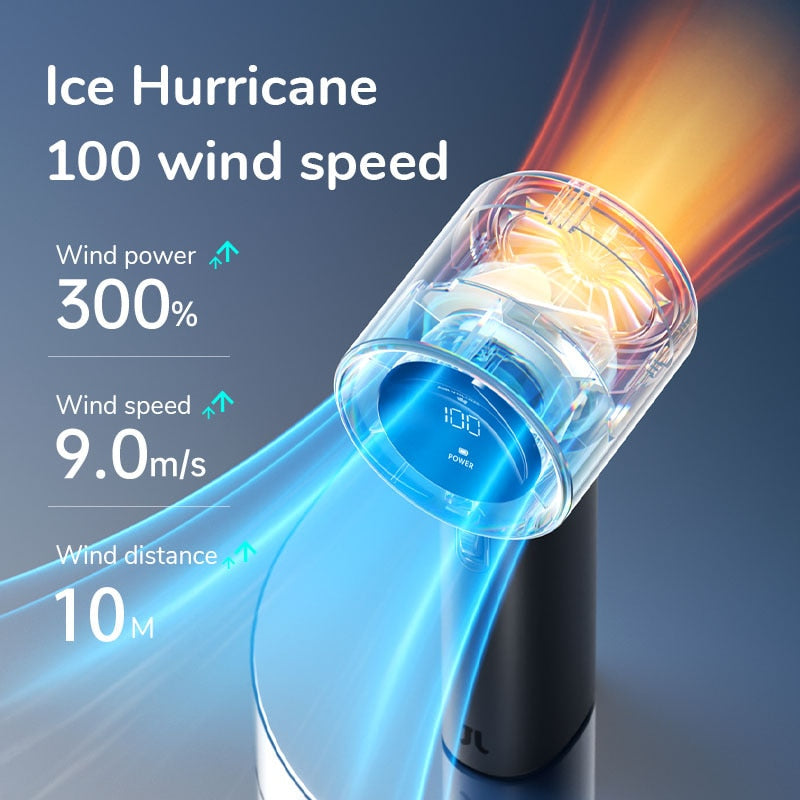 Compact Mini Handheld Fan with Digital Display | Portable Cooling Solution for Summer Comfort