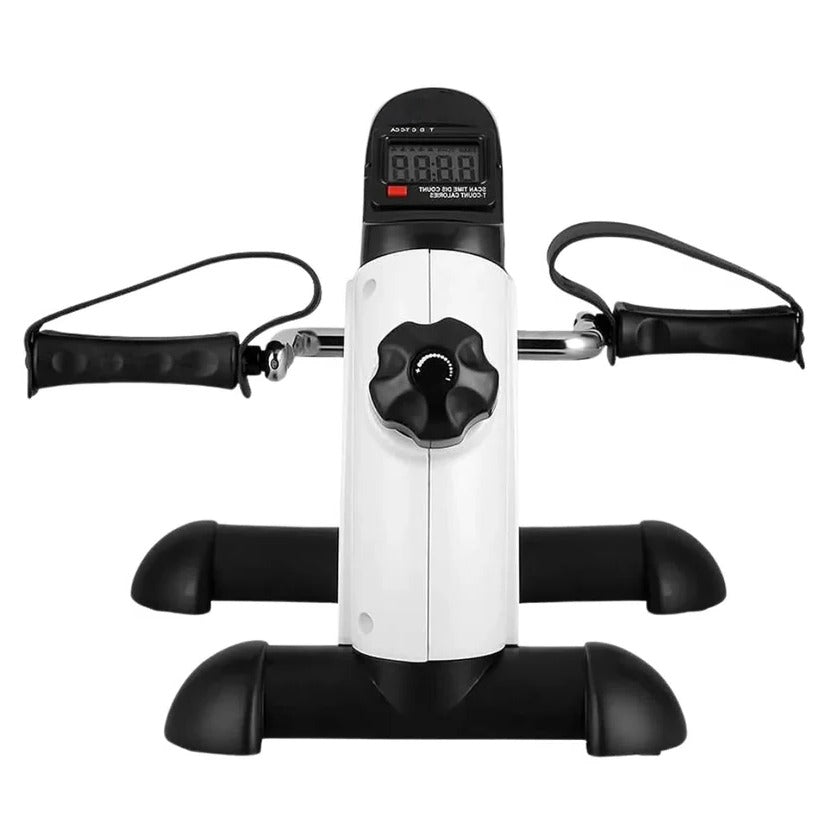 Leg Exerciser Machine, Pedal Exerciser with LCD Display and 8 Resistance Levels, Mini Exercise Bike for Arm and Leg