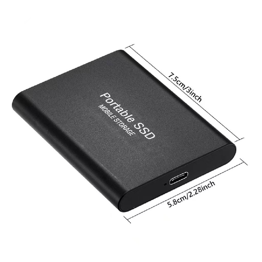 Compact SSD Storage | 512GB Portable External Drive with Fast Transfer Speed | Reliable Data Storage for Home and Travel