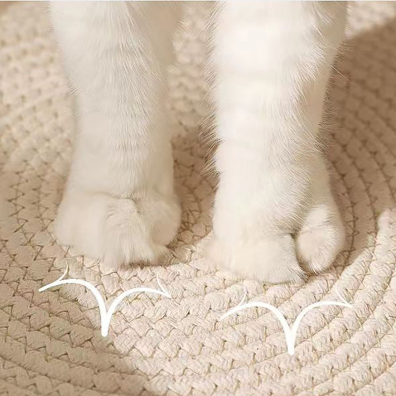 CoolPaws | Cooling Cat Bed with Hand-Woven Design | Breathable Comfort for Summer Relaxation