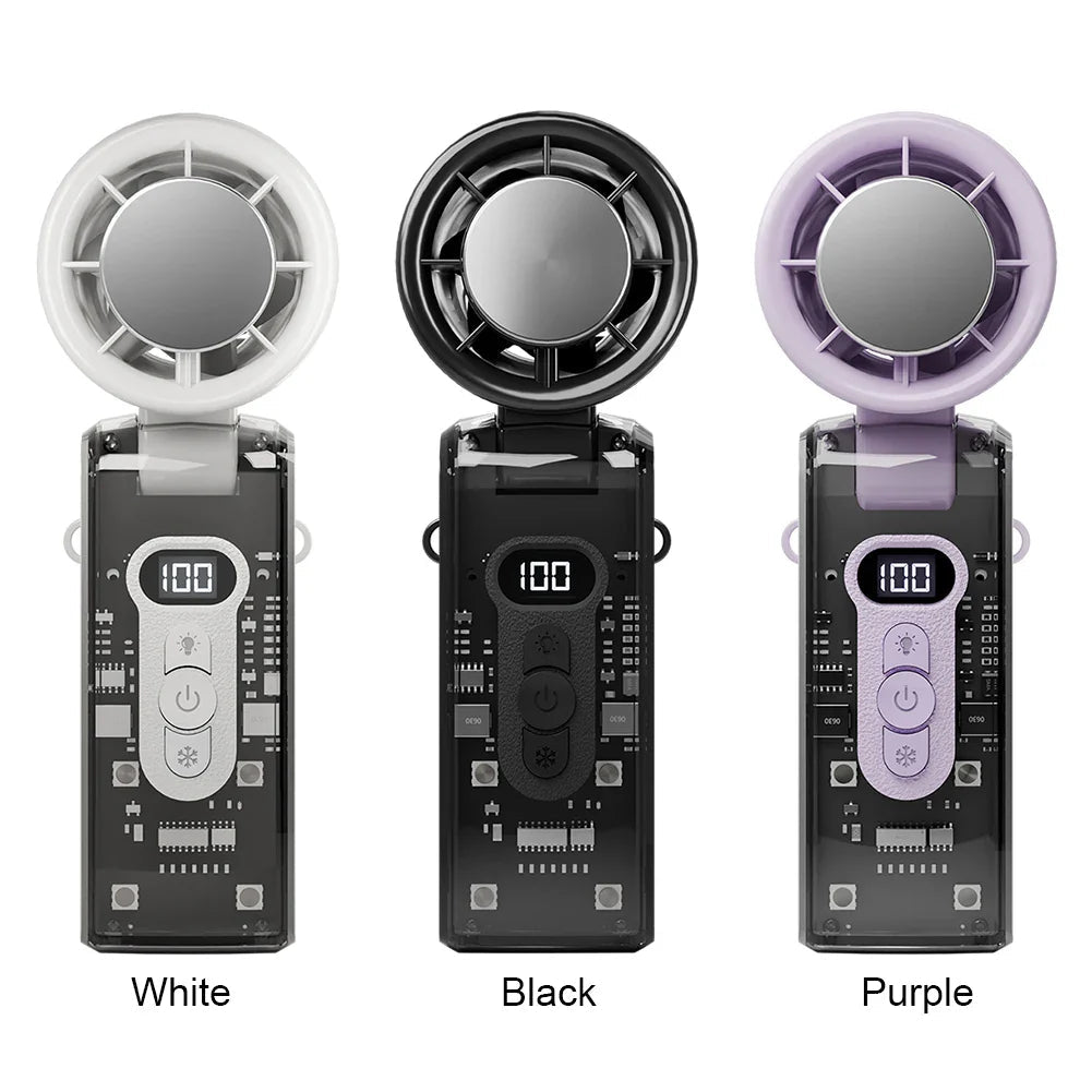 Cooling Breeze | Handheld Misting Fan with Adjustable Speed | Portable Design for Rapid Cooling