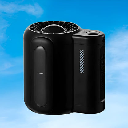 Ortekor Cooling Companion | Ventilador de cintura portátil con flujo de aire ajustable | Comodidad manos libres para estilos de vida activos