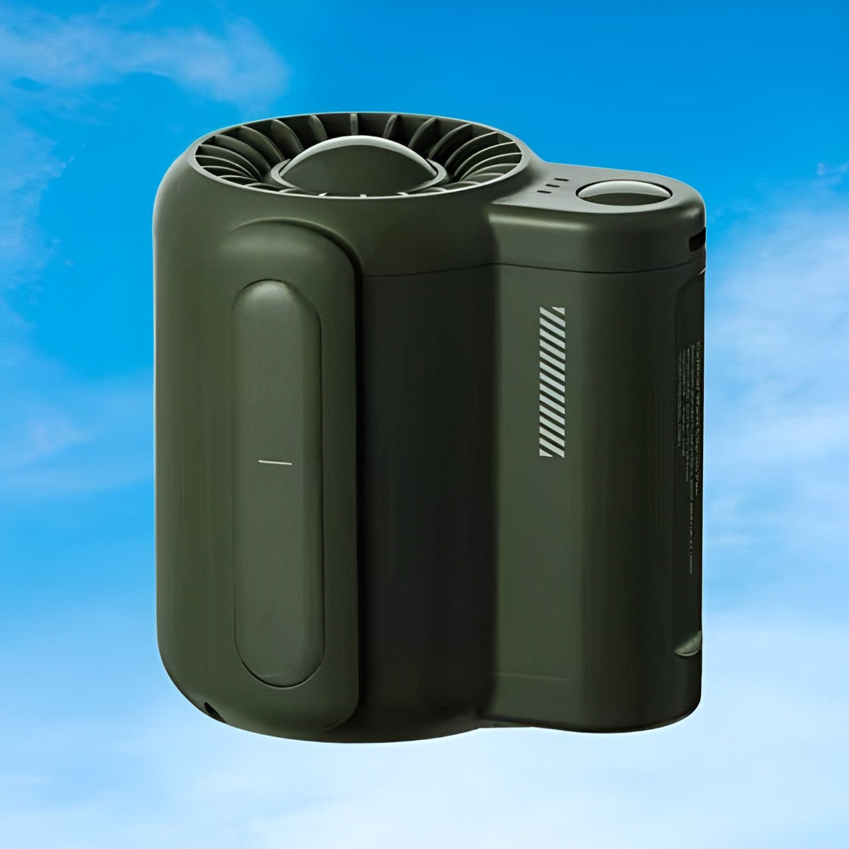 Ortekor Cooling Companion | Ventilador de cintura portátil con flujo de aire ajustable | Comodidad manos libres para estilos de vida activos