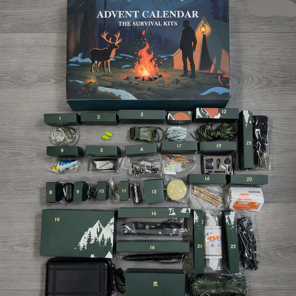 GEARQUEST – Calendario de Adviento de herramientas para actividades al aire libre para una diversión festiva aventurera