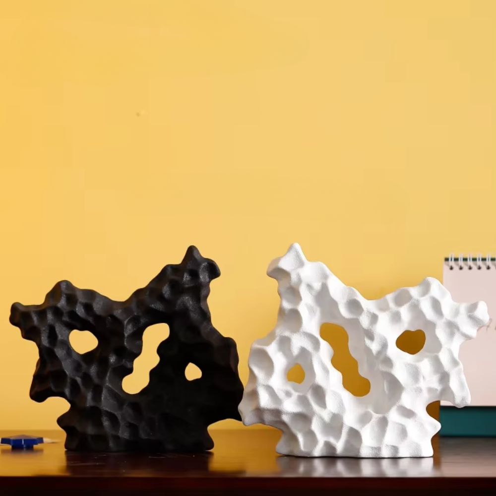 Cora Coral Sculpture - High-Quality Ceramic, Organic Design