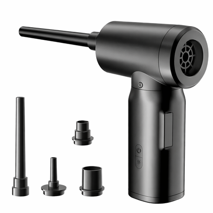 Cordless Air Blaster, Keyboard Cleaner, Electronics Cleaner, Computer Cleaner with Vacuum, Rechargeable Dust Blower