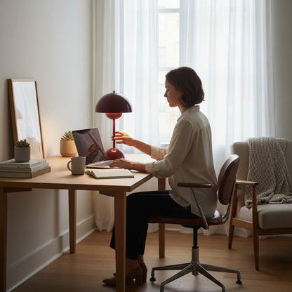 Lámpara de mesa inalámbrica con batería integrada: lámpara de escritorio portátil moderna para sala de estar, dormitorio u oficina