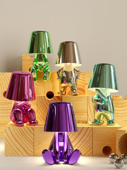 Cordless Table Lamp with Dimmable LED Light – 6,69 inches Height, Perfect for Bedside or Desk