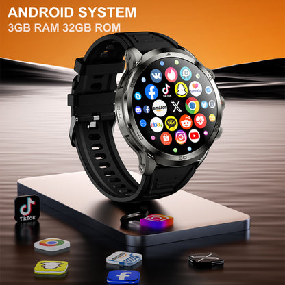 Core Series | 4G Smartwatch with 1.85 AMOLED Display & Camera | Fitness Tracker for Active Lifestyles