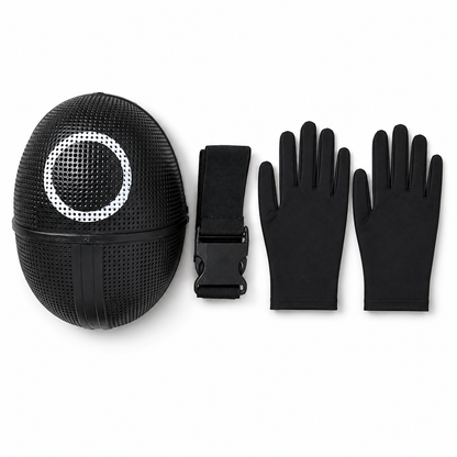 Colección de disfraces festivos | Disfraz de mono para Halloween con máscara y cinturón | Conjunto completo para fiestas temáticas