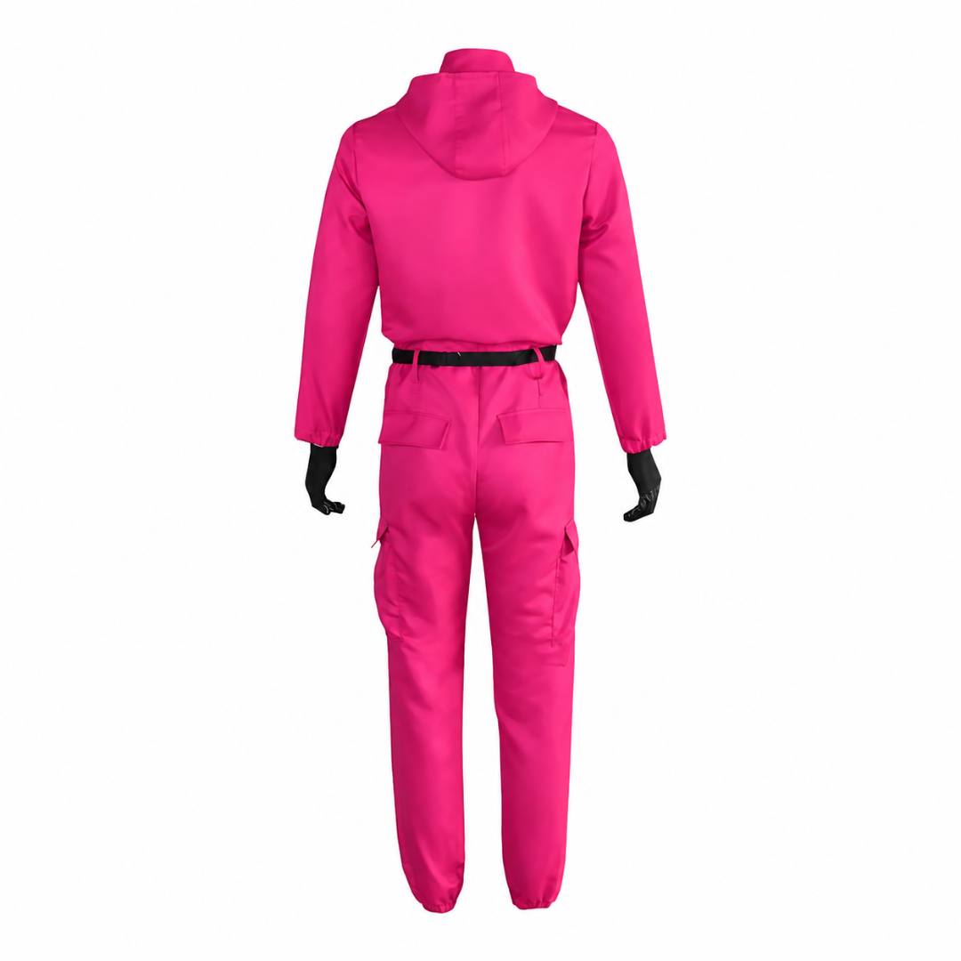 Colección de disfraces | Enterizo con capucha y máscara facial completa | Look completo para la diversión de Halloween