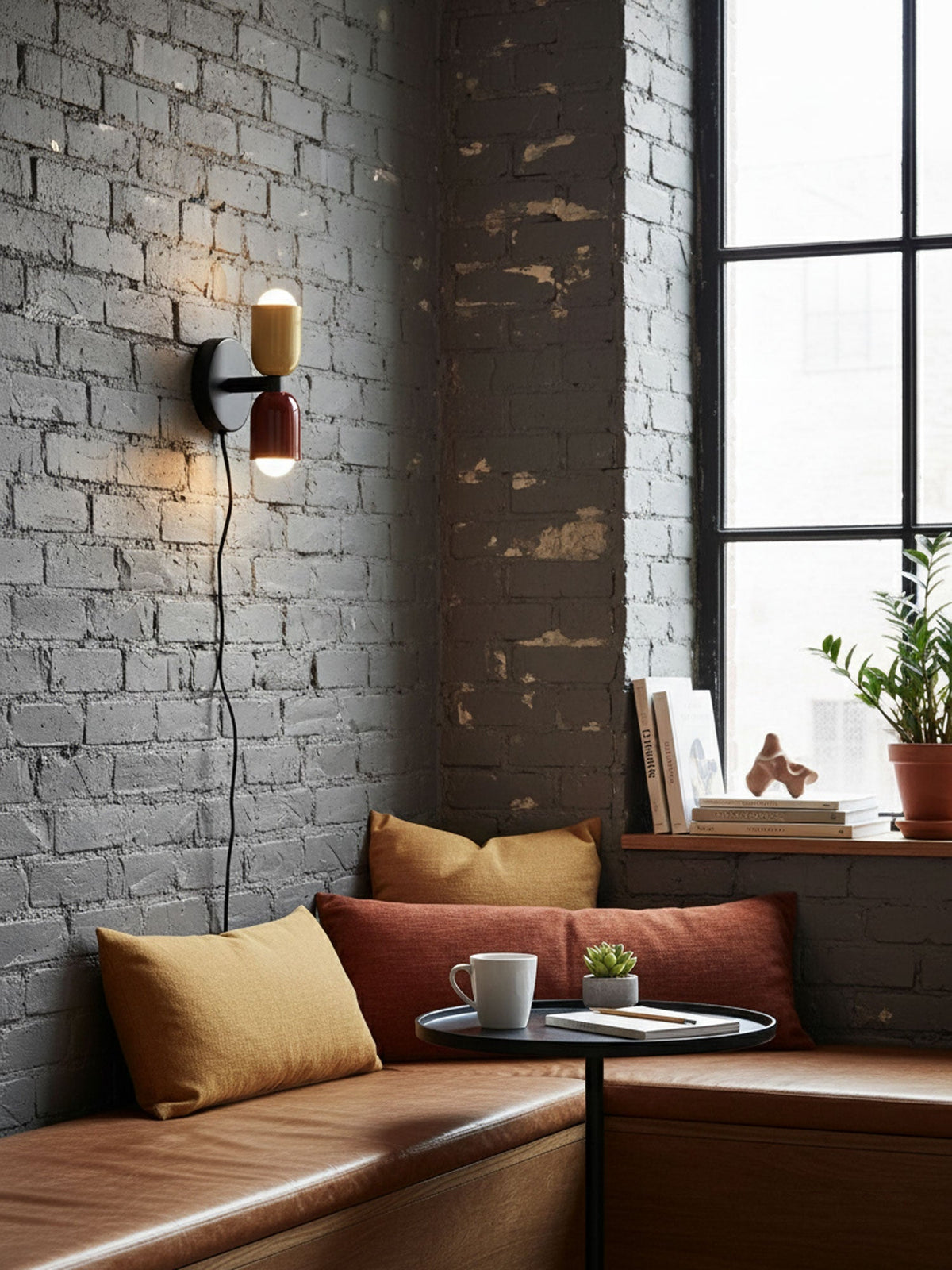 LED Wall Light Metal Sconce 10 inch Vertical Horizontal Mount Bedroom Hallway Living Room Indoor Ambient Up Down Lighting Fixture Black Beig