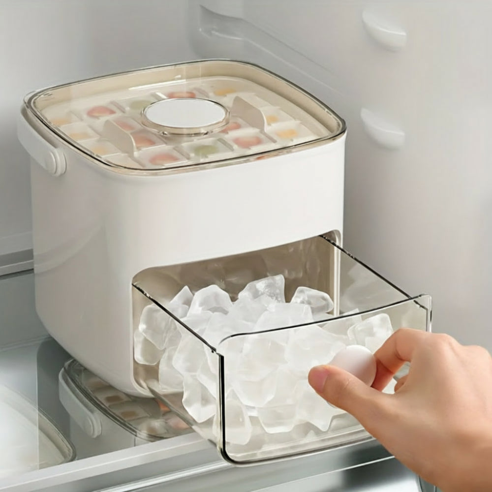 Countertop Ice Cube Maker | Fast Ice Production with Quiet Operation | Compact Design for Home and Office