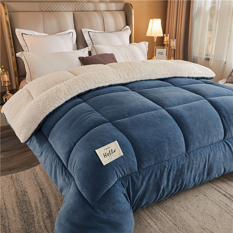 Cozy Comfort Blanket | Three-Layer Soft Bedspread with Excellent Thermal Insulation | Reversible Design for Ultimate Warmth