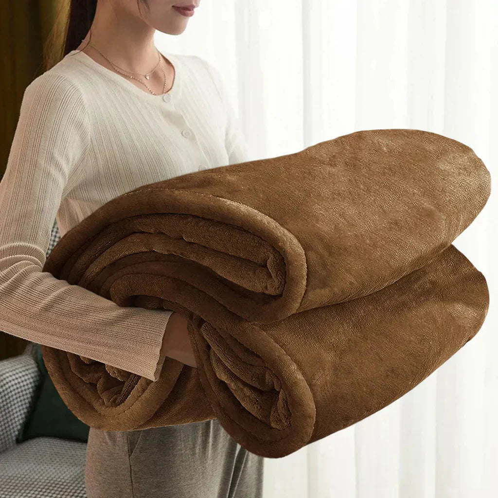 Fleece Throw Blanket for Couch, Extra Soft Fleece Blanket for Bed, Warm Cozy Blanket for Sofa and Travel