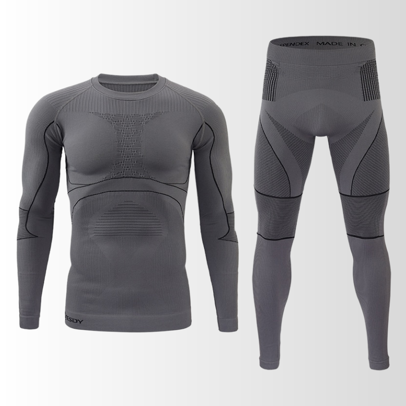 Men's Base Layer Thermal Set – Seamless Insulated Long Underwear for Cold Weather & Winter Sports