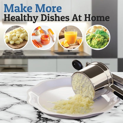 Culinary Master | Heavy Stainless Steel Potato Masher with 15oz Capacity | Durable Tool for Perfectly Smooth Mashed Potatoes