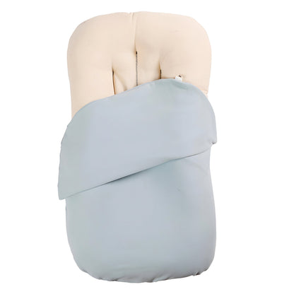 Portable Infant Lounger Cushioned Nest Bed for Newborns with Removable Washable Cover for Travel Nursery Tummy Time Supervised Rest