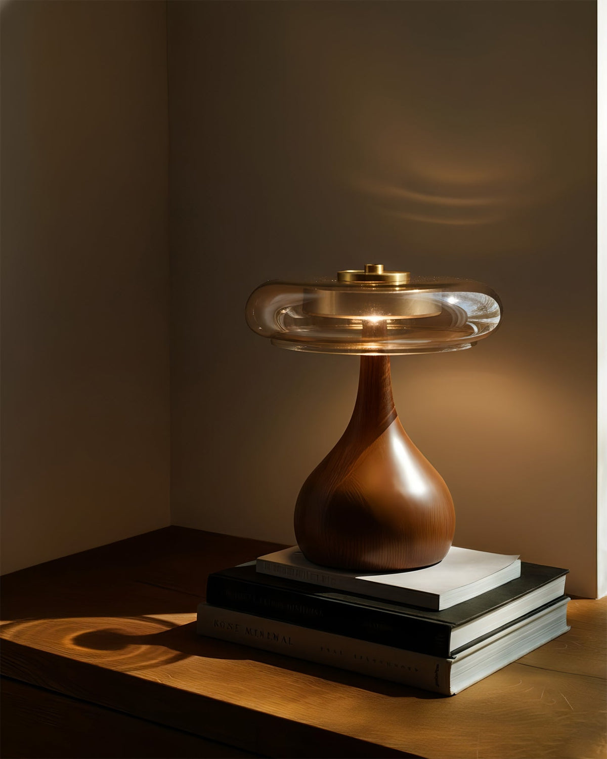 Desk Lamp with 3 Color Temperatures Glass and Brass LED Touch Light for Bedroom Office Nightstand Reading Warm Cool Neutral White 12W 10 Inc