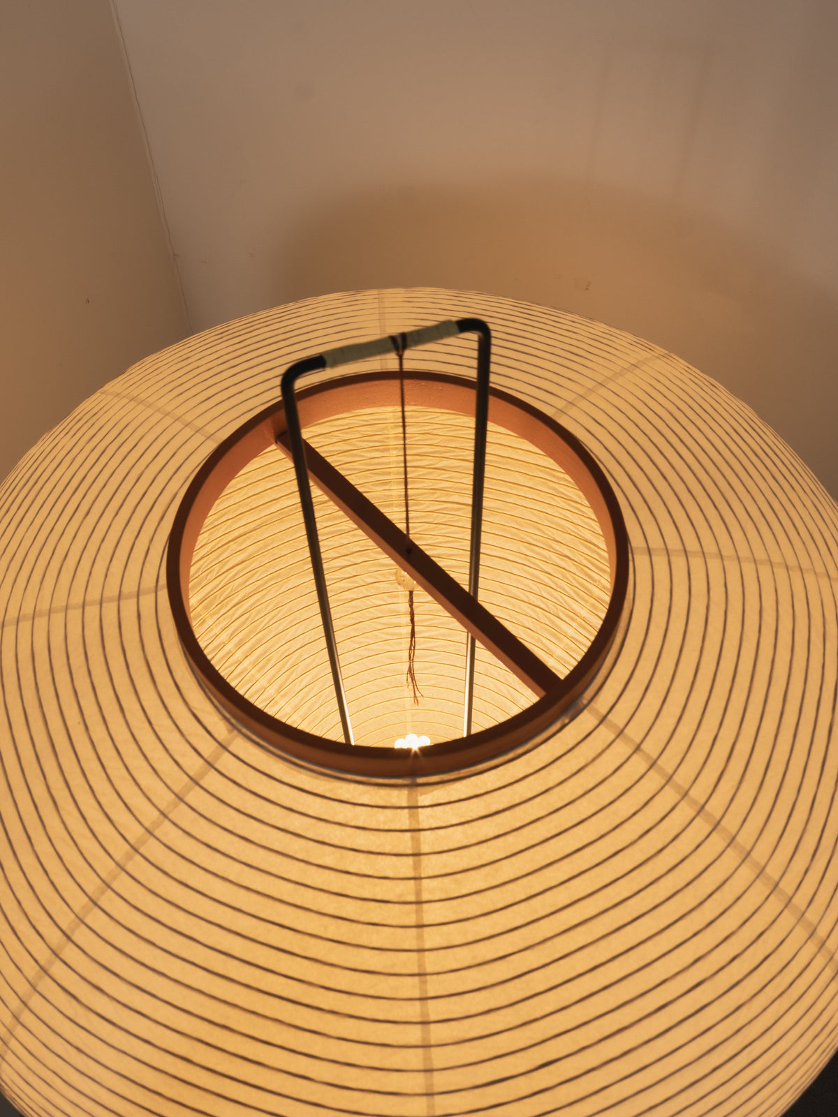 Handcrafted Paper Shade Tripod Standing Lamp 20 in White for Living Room Bedroom Reading Nook Accent Light Japandi Minimalist Decor