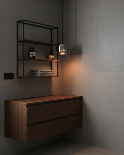 Glass Hanging Lamp 6.3 Inch Smoke Gray LED for Kitchen Island Dining Area Ceiling Mount Modern Minimalist Interior Lighting