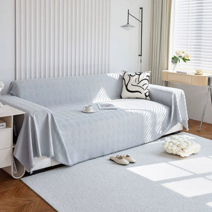 Dazzle Sofa Cover - Breathable Chenille, Geometric Design, Pet Friendly