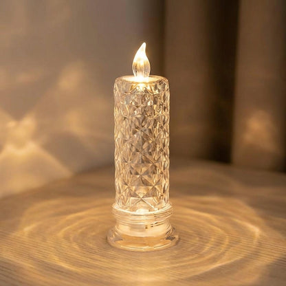 Battery-Operated Textured Pillar Candle with Remote Control & Timer – Cordless Flickering Light for Bedroom, Dining Room & Mantel Decor