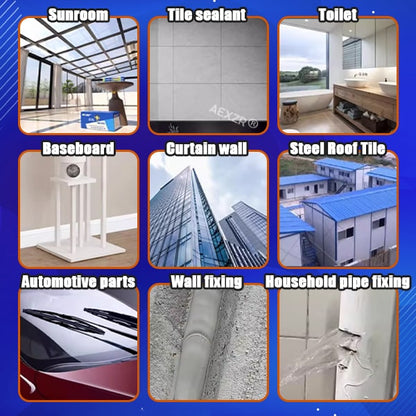 Waterproof Silicone Sealant | Weather-Resistant Flexible Joint Compound for Indoor & Outdoor Use | Multi-Surface Adhesion
