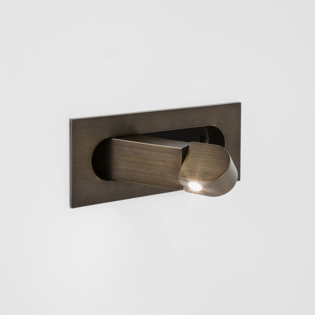 Pivoting LED Bedside Sconce with Push-Button Control for Focused Night Reading in Compact Spaces