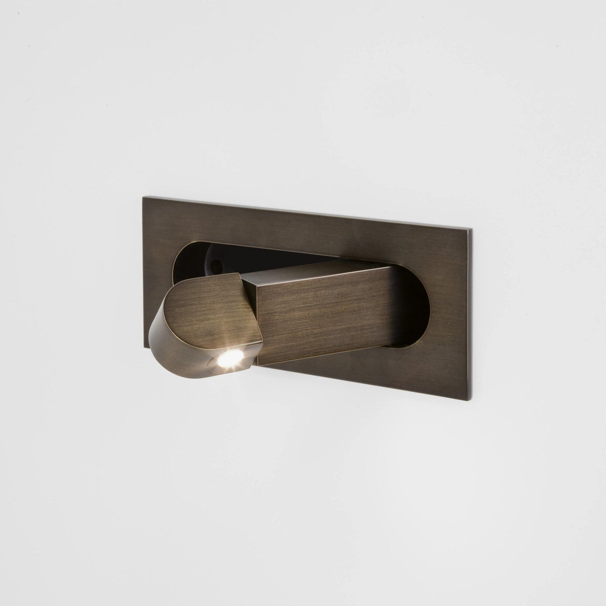 Pivoting LED Bedside Sconce with Push-Button Control for Focused Night Reading in Compact Spaces