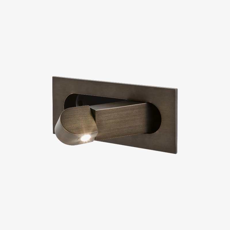 Adjustable LED Bedside Reading Light Wall Mount with Push Button Control – Space-Saving Swing Arm Design in Multiple Finishes