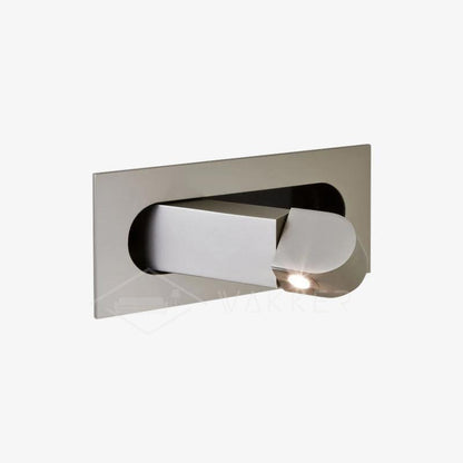 Pivoting LED Bedside Sconce with Push-Button Control for Focused Night Reading in Compact Spaces
