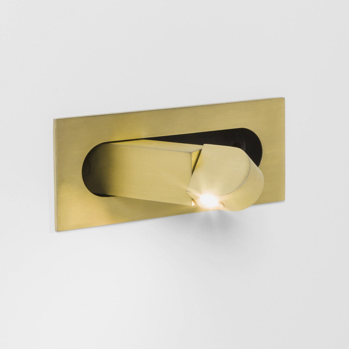 Pivoting LED Bedside Sconce with Push-Button Control for Focused Night Reading in Compact Spaces