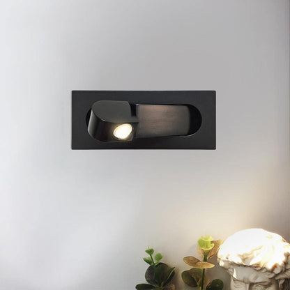 Pivoting LED Bedside Sconce with Push-Button Control for Focused Night Reading in Compact Spaces