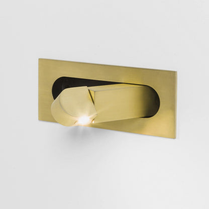 Pivoting LED Bedside Sconce with Push-Button Control for Focused Night Reading in Compact Spaces