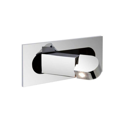 Pivoting LED Bedside Sconce with Push-Button Control for Focused Night Reading in Compact Spaces