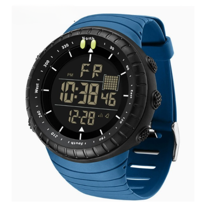 Reloj deportivo digital | Diseño resistente al agua y a los golpes con retroiluminación LED | Ideal para estilos de vida activos