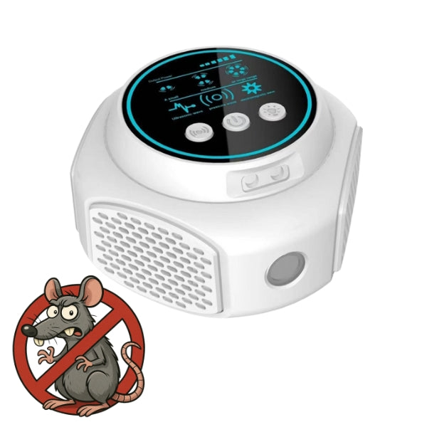 Plug-In Ultrasonic Rodent Deterrent for Indoor and Outdoor Use