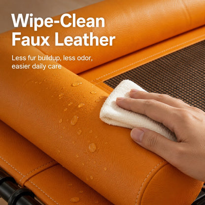 Breathable Mesh & Wipe-Clean Elevated Dog Cot
