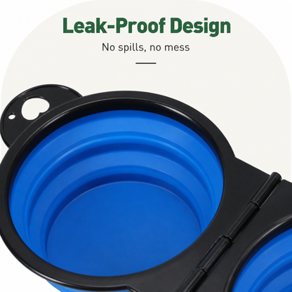 Ortekor 2-In-1 Collapsible Travel Bowl (Hangable)