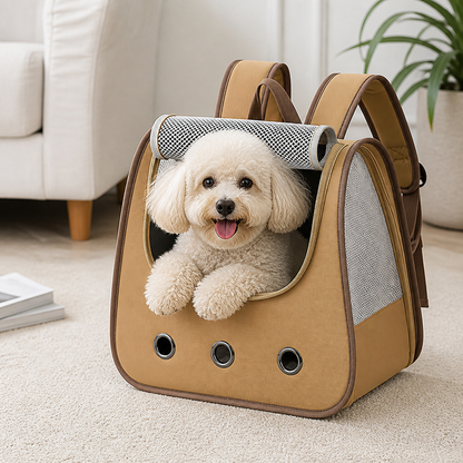 Ortekor 270° Panoramic Window Foldable Lightweight Pet Backpack