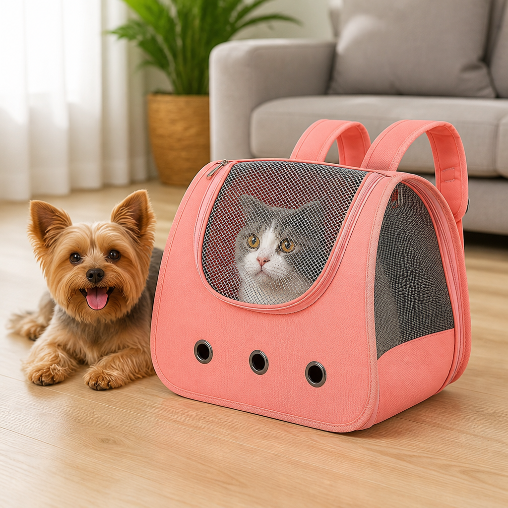 Ortekor 270° Panoramic Window Foldable Lightweight Pet Backpack
