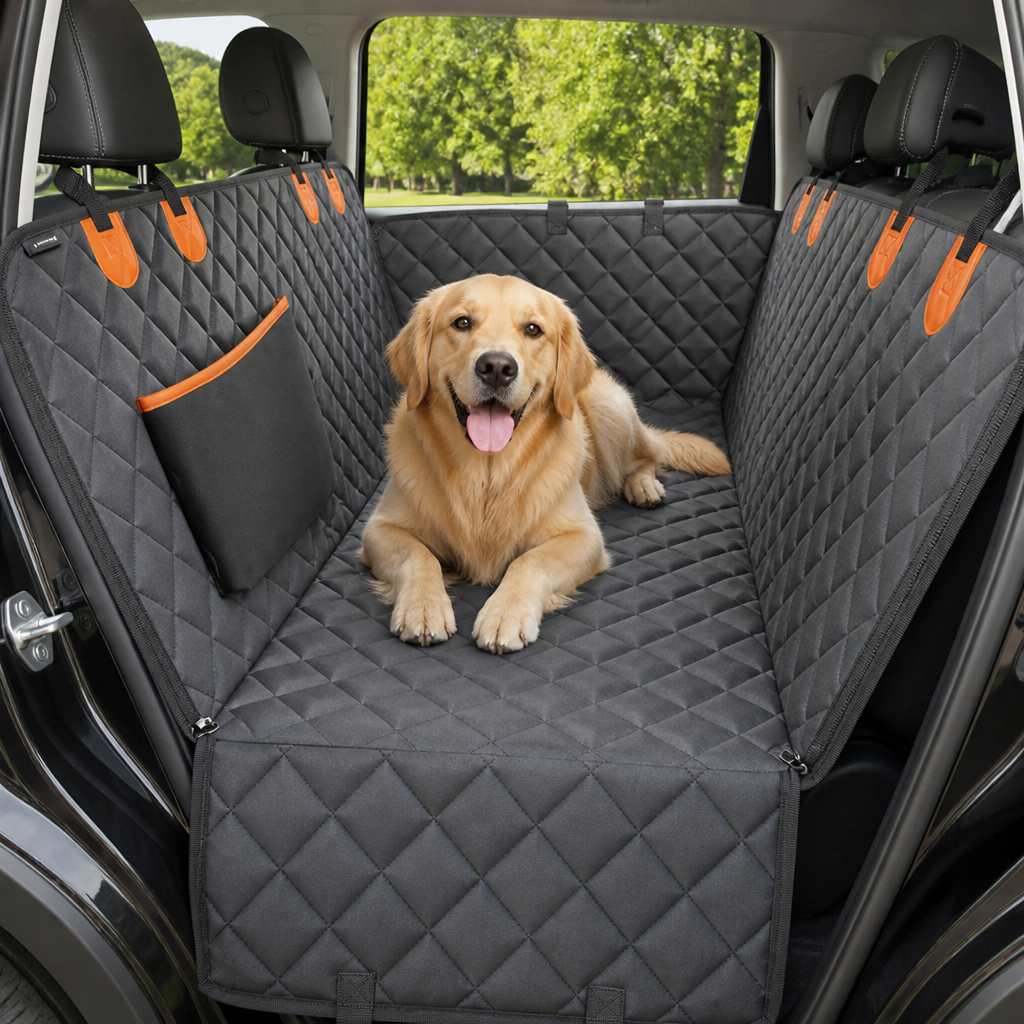 Ortekor 600D Heavy-Duty Scratch-Proof & Nonslip Car Seat Cover Hammock