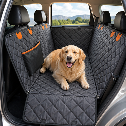 Ortekor 600D Waterproof & Nonslip Car Seat Cover (Hammock Style)