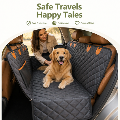 Ortekor 600D Waterproof & Nonslip Car Seat Cover (Hammock Style)