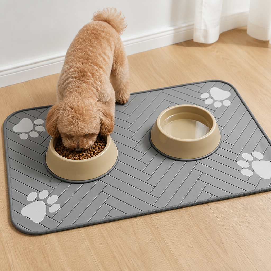 Ortekor Absorbent Quick-Dry Non-Slip Pet Feeding Mat
