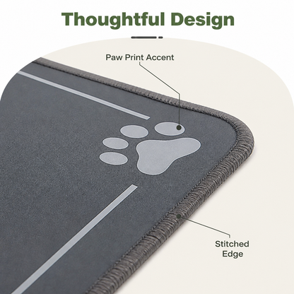 Ortekor Absorbent Quick-Dry & Non-Slip Pet Feeding Mat