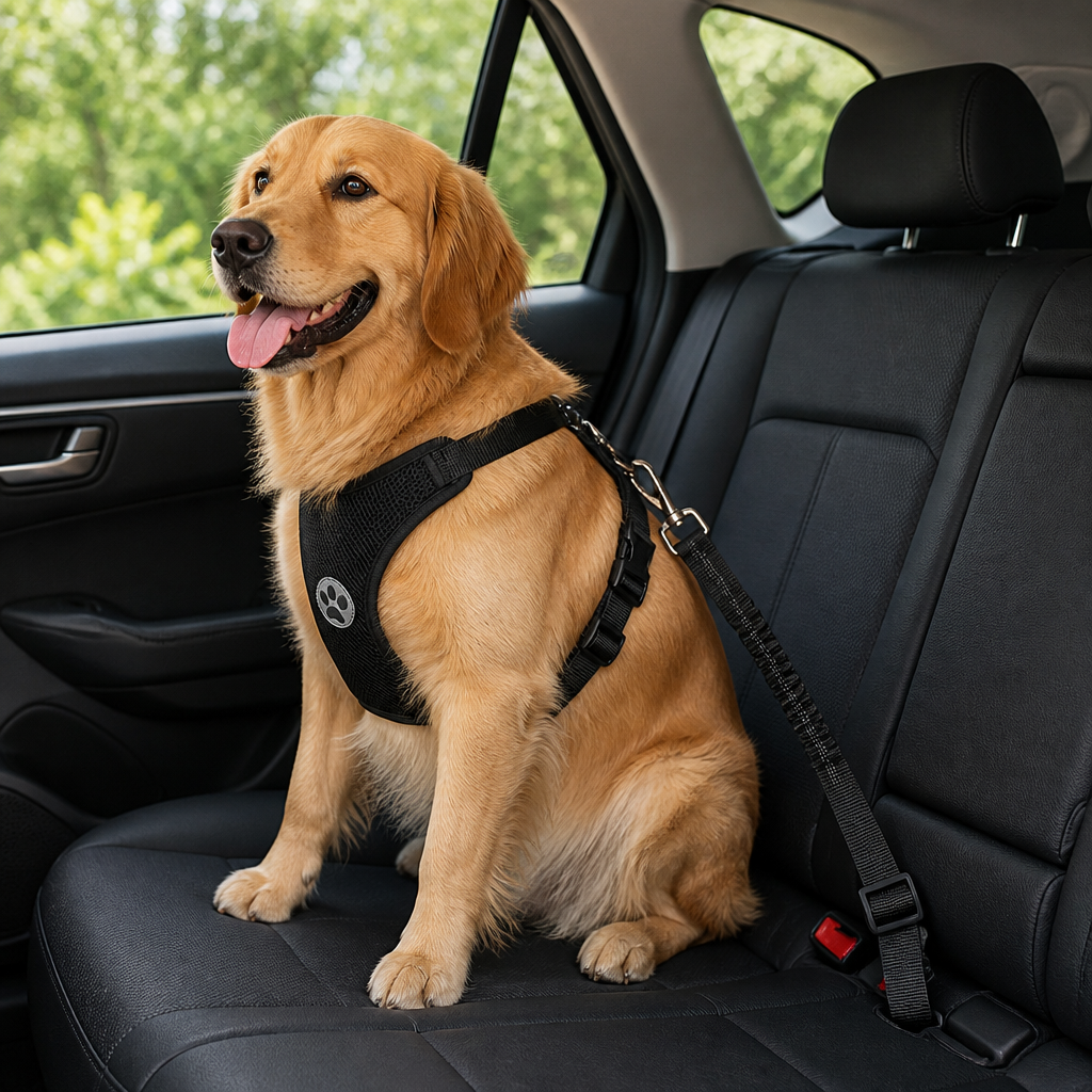 Ortekor Adjustable Breathable Mesh Dog Car Safety Harness